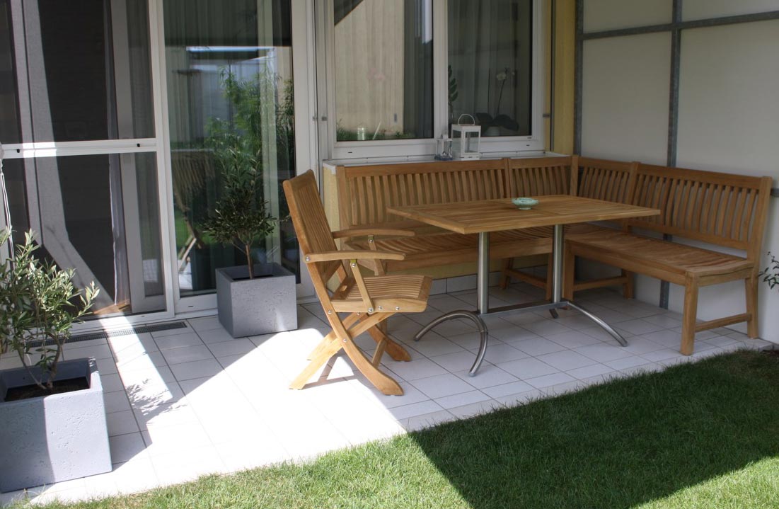 Eckbankprofi - MATAHARI Schauraum | Ausstellung Garteneckbänke