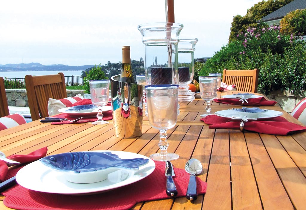 Tafel gedeckt